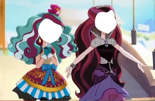Ever after high- Raven e Maddie Fotomontaža