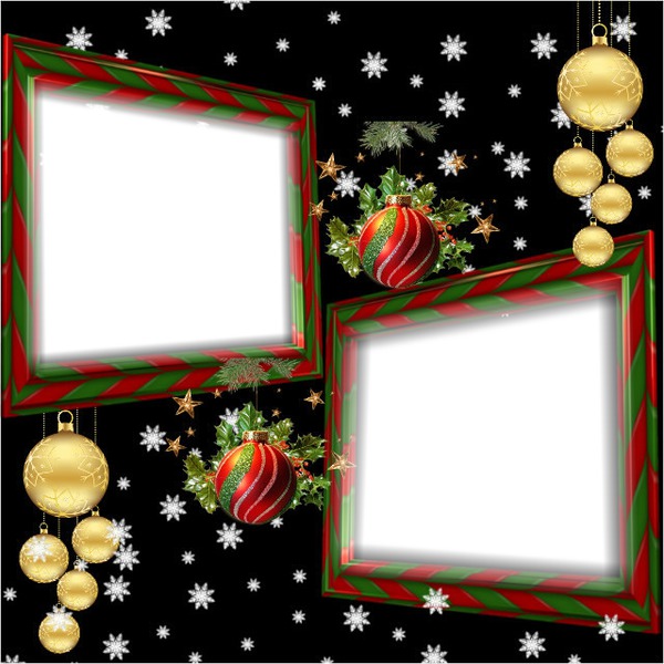 Ma créa joyeux Noël Photo frame effect