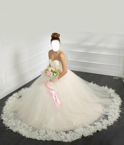 Turc Robe de mariée Fotomontage