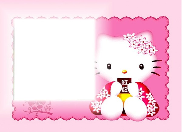 Hello Kitty Fotomontaż