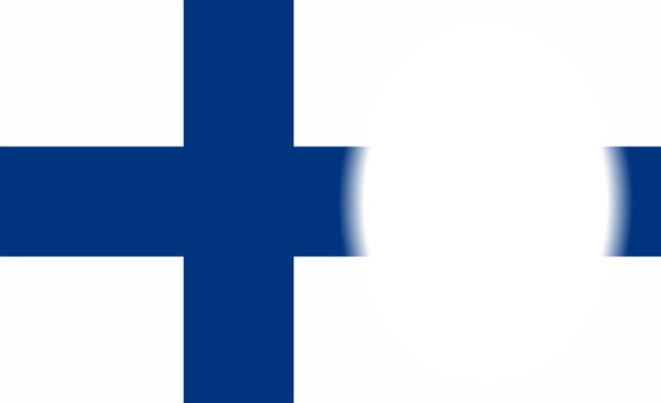 Finland flag Fotomontaža