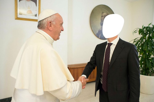 Papa Francisco Montaje fotografico
