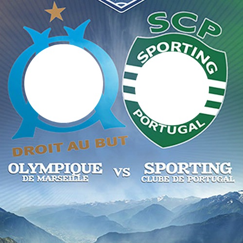 om vs sporting p Fotomontagem