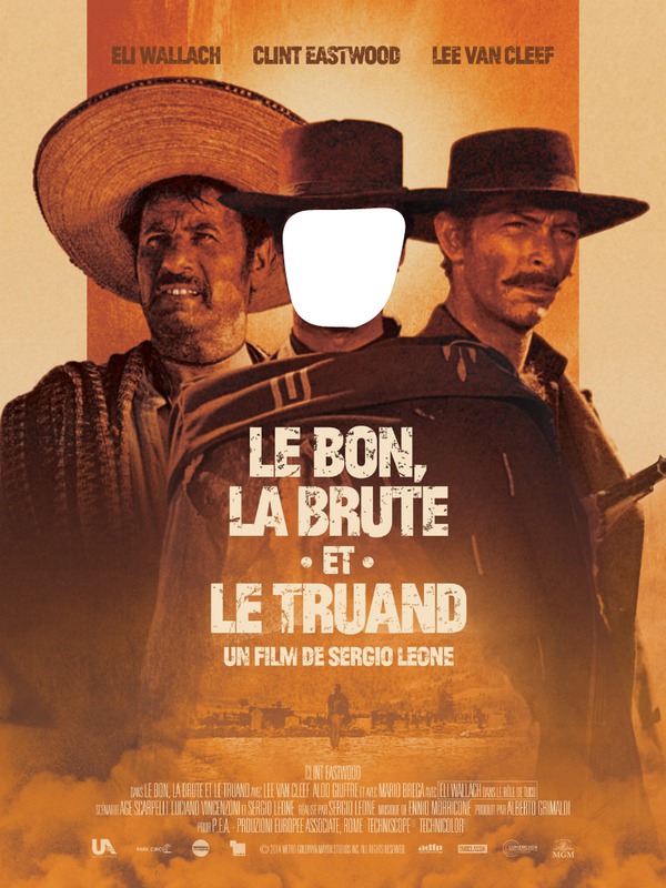 Le Bon La Brute et le Truand Fotomontāža