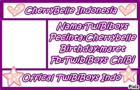 Id Card Versi TwiBiBoys ChiBi Fotomontáž