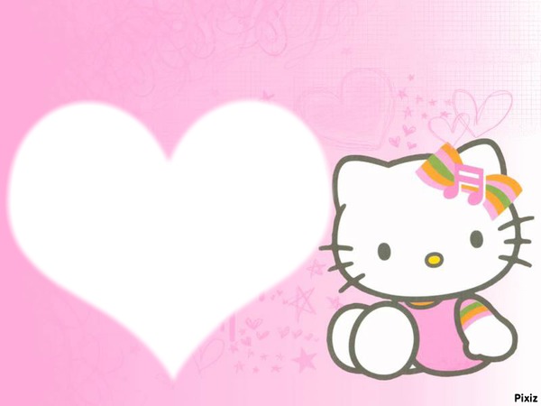 Hello Kitty Coeur! Fotomontasje
