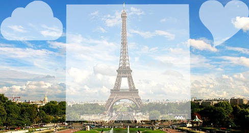 #Paris Fotomontasje