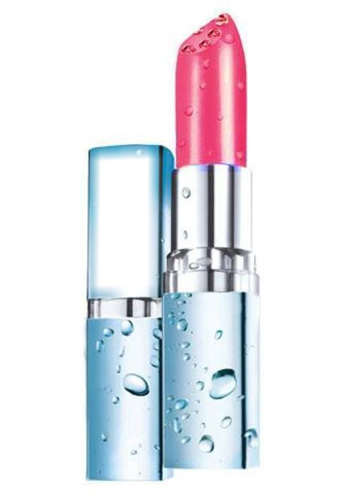 Maybelline Water Shine Pure Ruj Pembe Montage photo
