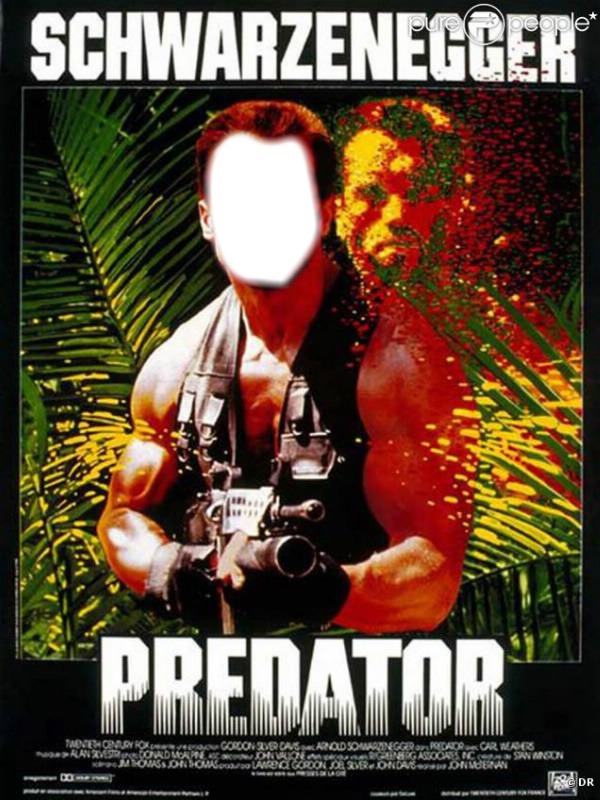 predator Fotomontáž