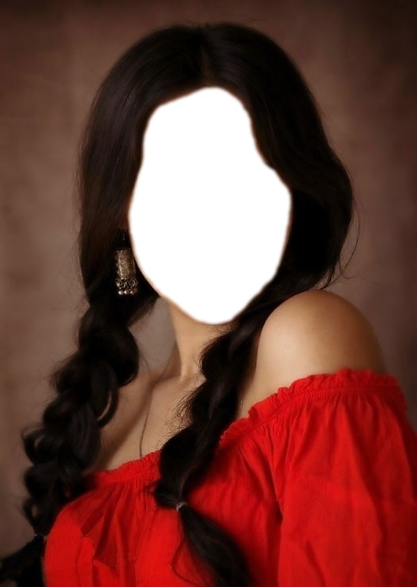 Plated Hair Beauty "Face" Photo frame effect