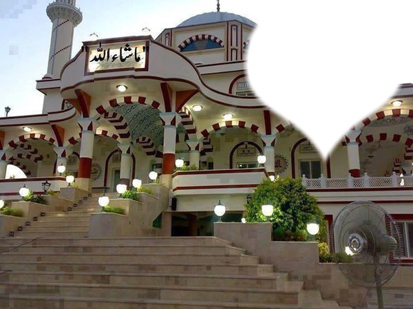 mosquée フォトモンタージュ