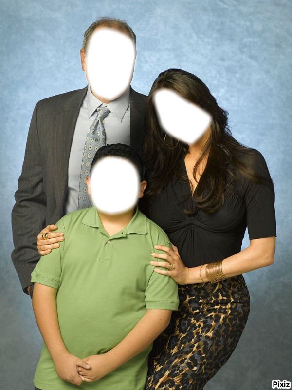 moderne family Photomontage