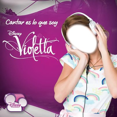 Violetta Cantar é o que sou Fotomontasje
