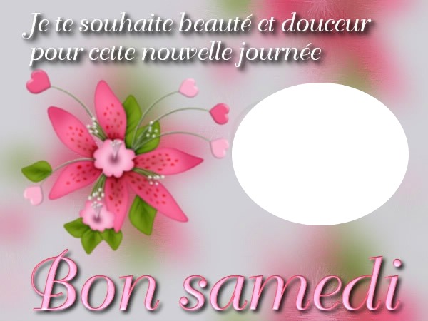 bon samedi Fotomontagem