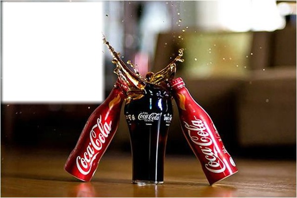 coca-cola Fotomontaggio