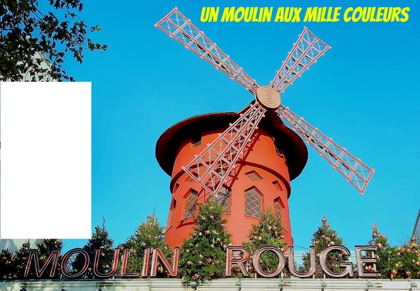 Moulin rouge Fotomontaggio