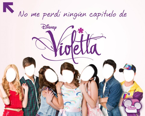 Violeta y amigos Fotomontage