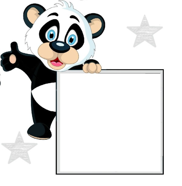 panda Fotomontáž