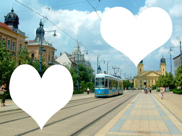 "Debrecen City" Photo frame effect