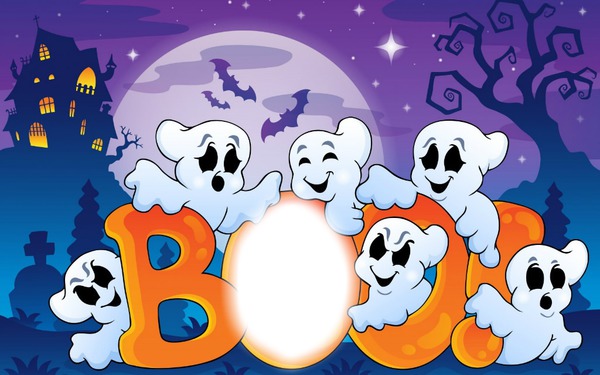 Halloween Boo Fotomontáž