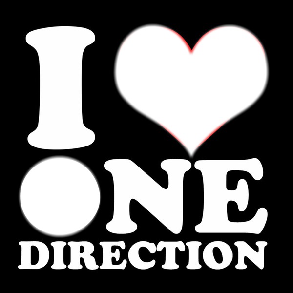I Love One Direction Fotomontasje
