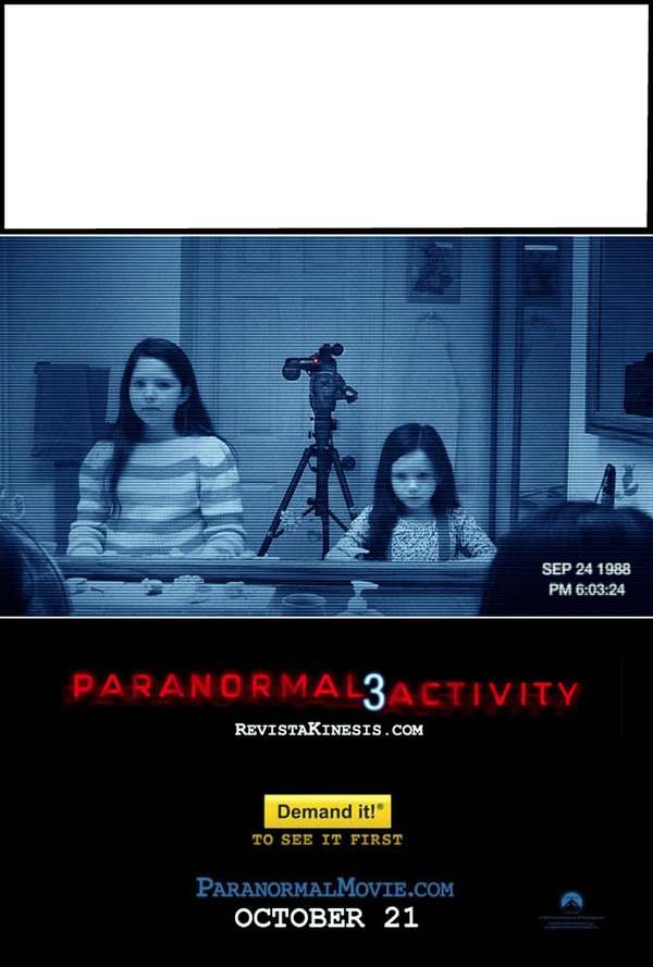 paranormal activity 3 Valokuvamontaasi