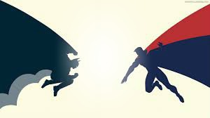 batman vs superman フォトモンタージュ