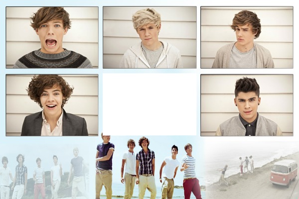 Avec les One Direction Fotomontaggio