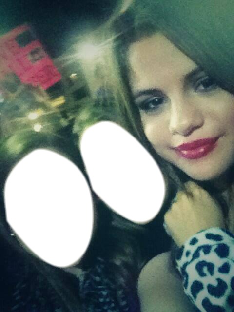 Selena e due fans♥ Fotomontagem