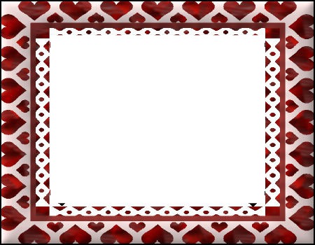 cadre coeurs laly Photo frame effect