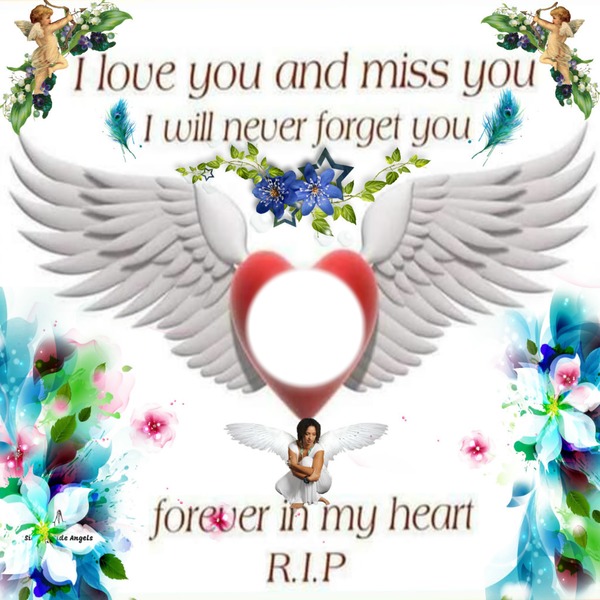 i love you & miss you Montage photo