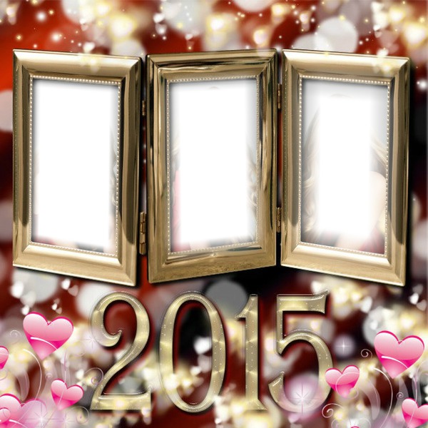 Bonne Année 2015 Fotomontaggio