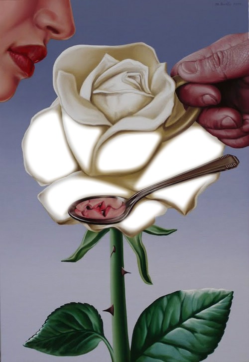 la rose Fotomontāža