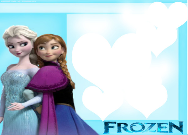 frozen hearts Fotomontage