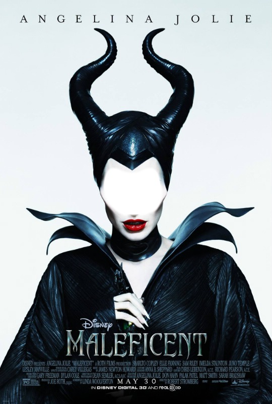 Maleficent disney Fotomontaż