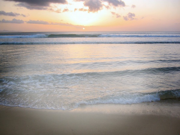 plage soleil couchant 1 photo Фотомонтаж