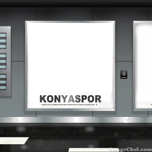 Konyaspor Airport Ad Fotomontage