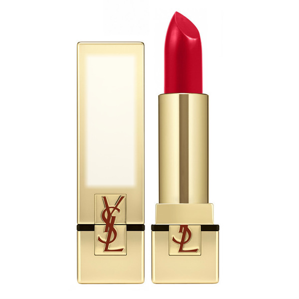Yves Saint Laurent Rouge Pur Couture Lipstick in Red Фотомонтаж