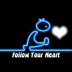 follow your heart Valokuvamontaasi