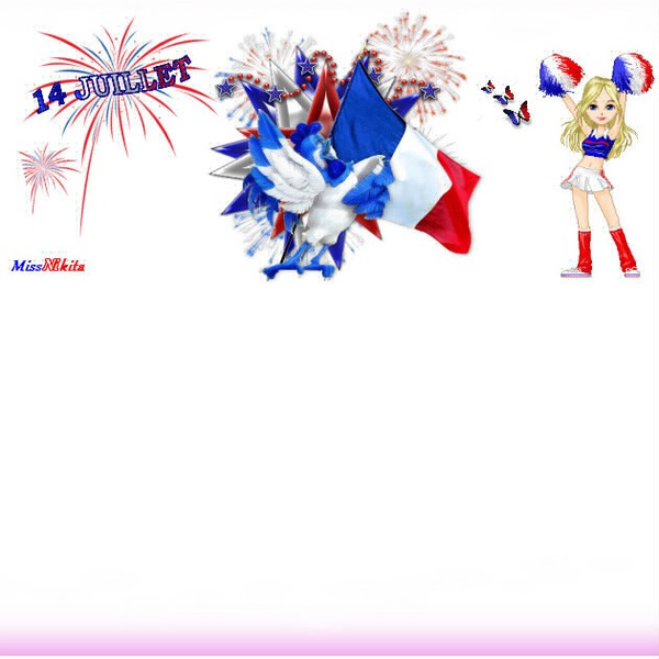 14 Juillet フォトモンタージュ