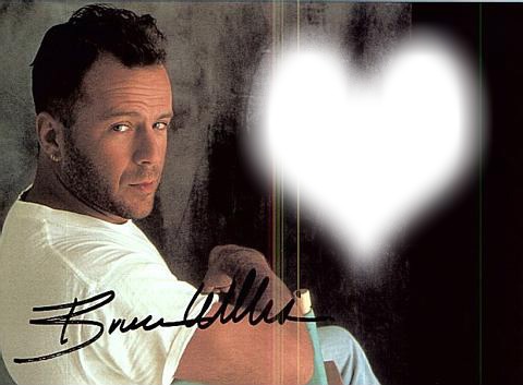 Bruce Willis Photo frame effect