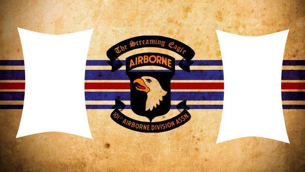 101 airborne walpapers Photo frame effect