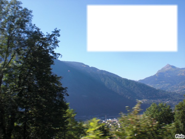montagne Photomontage