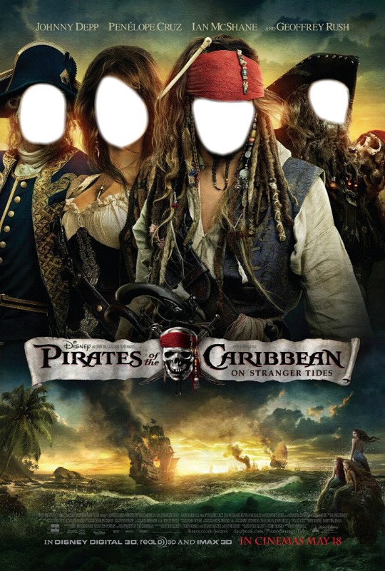 film pirate Photomontage