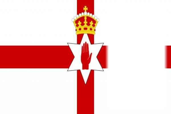 Northern Ireland flag Montaje fotografico