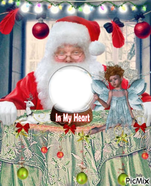 XMAS' IN MY HEART Photo frame effect