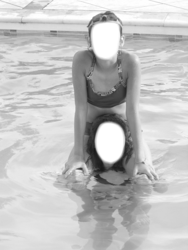 piscine Photo frame effect