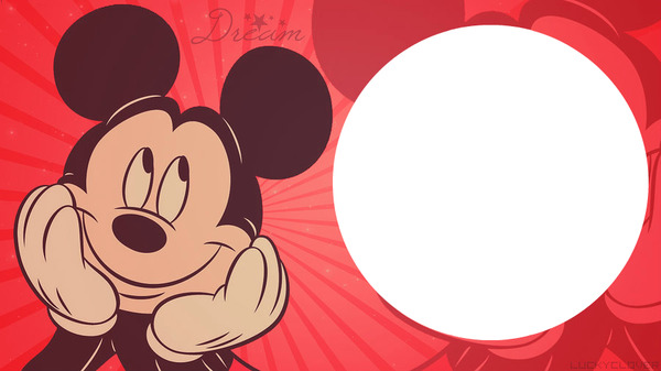 mickey mouse Фотомонтажа