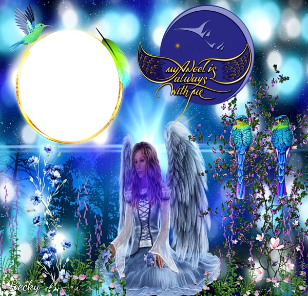 MY ANGEL IS ALWAYS WITH ME Montage photo