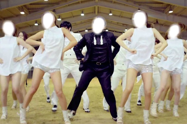 PSY - Gangnam Style Fotomontagem